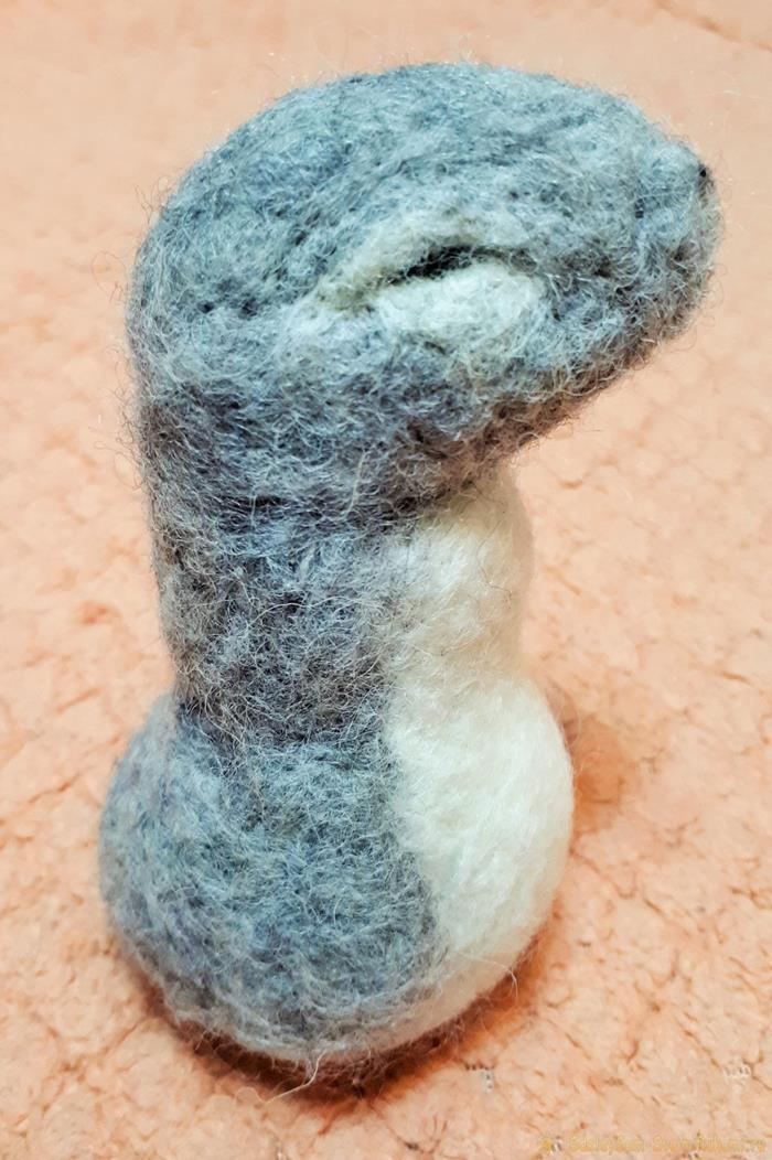 Игрушки из шерсти мышка