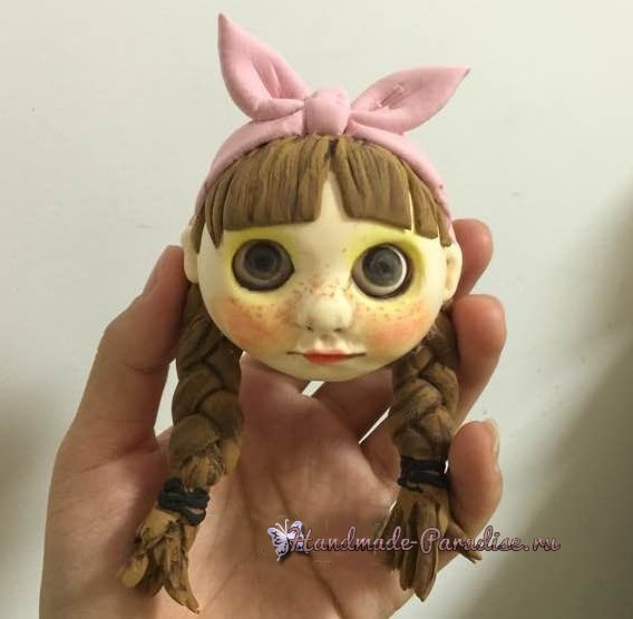 Куколка Блайз своими руками из полимерной глины (5)