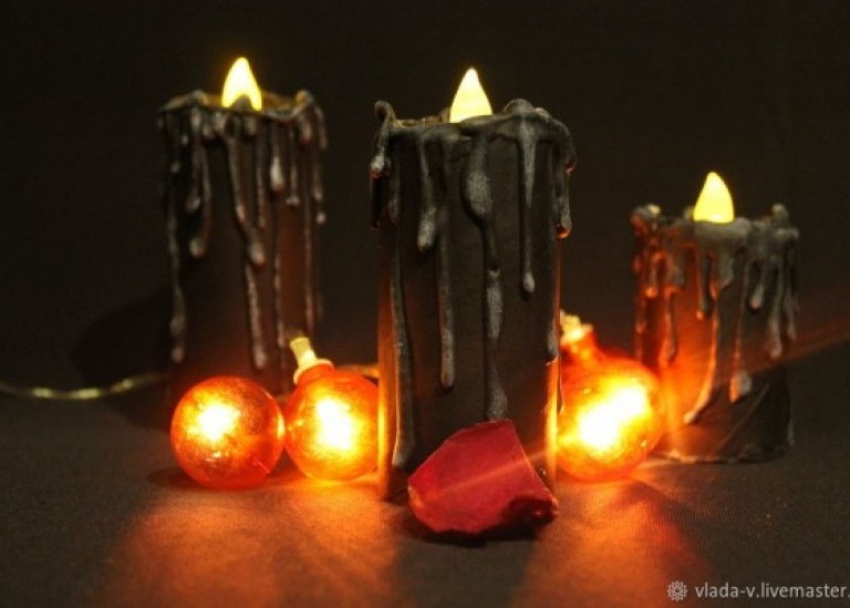 Создаём «вечные» свечи для декора