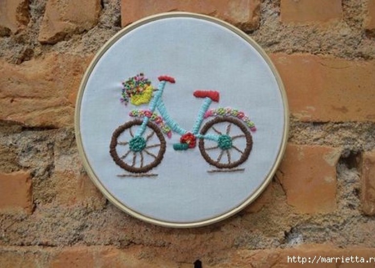 Вышиваем велосипед