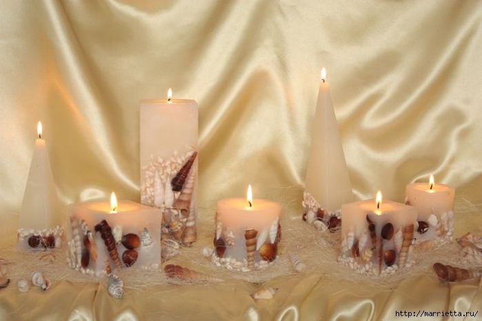 Создаем свечи с использованием пищевых продуктов и природных материалов (10)