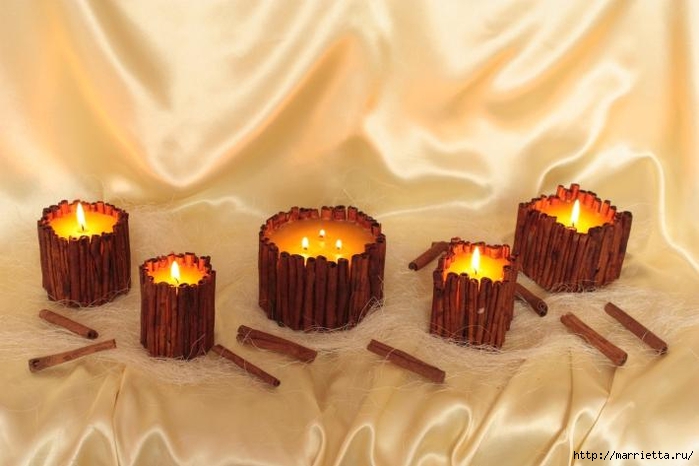 Создаем свечи с использованием пищевых продуктов и природных материалов (11)