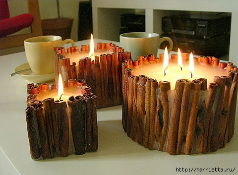 Создаем свечи с использованием пищевых продуктов и природных материалов (44)