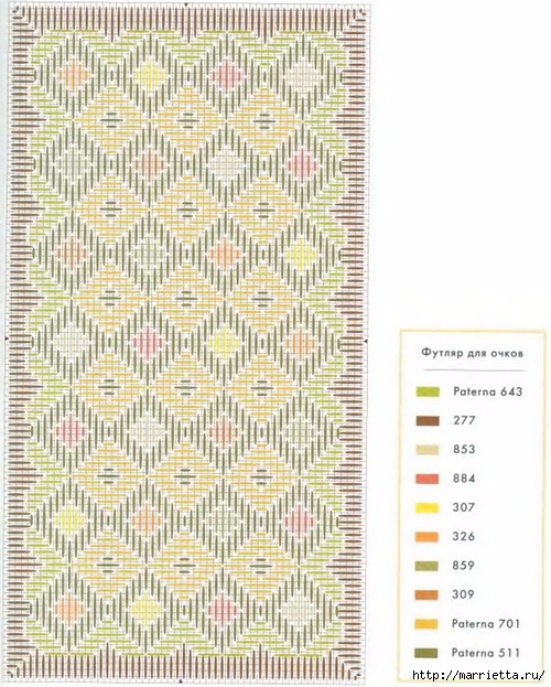 Флорентийская вышивка в технике барджелло (11) (500x623, 251Kb)