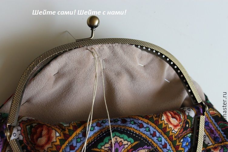 Шьем нарядную сумочку из павловопосадского платка, фото № 31