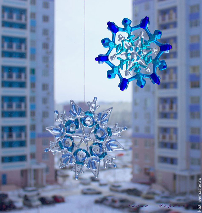 Изготавливаем снежинку из стекла, фото № 22