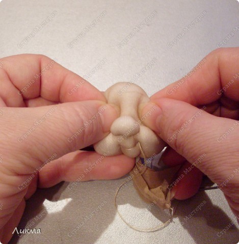 Пальцами прорабатываем мимику личика (фото 17)