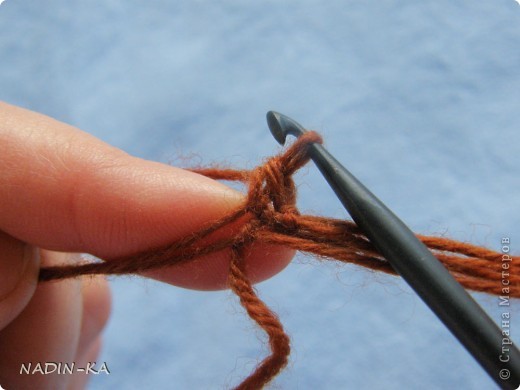 МК вязание на вилке.  Нулевой цикл. (фото 15)